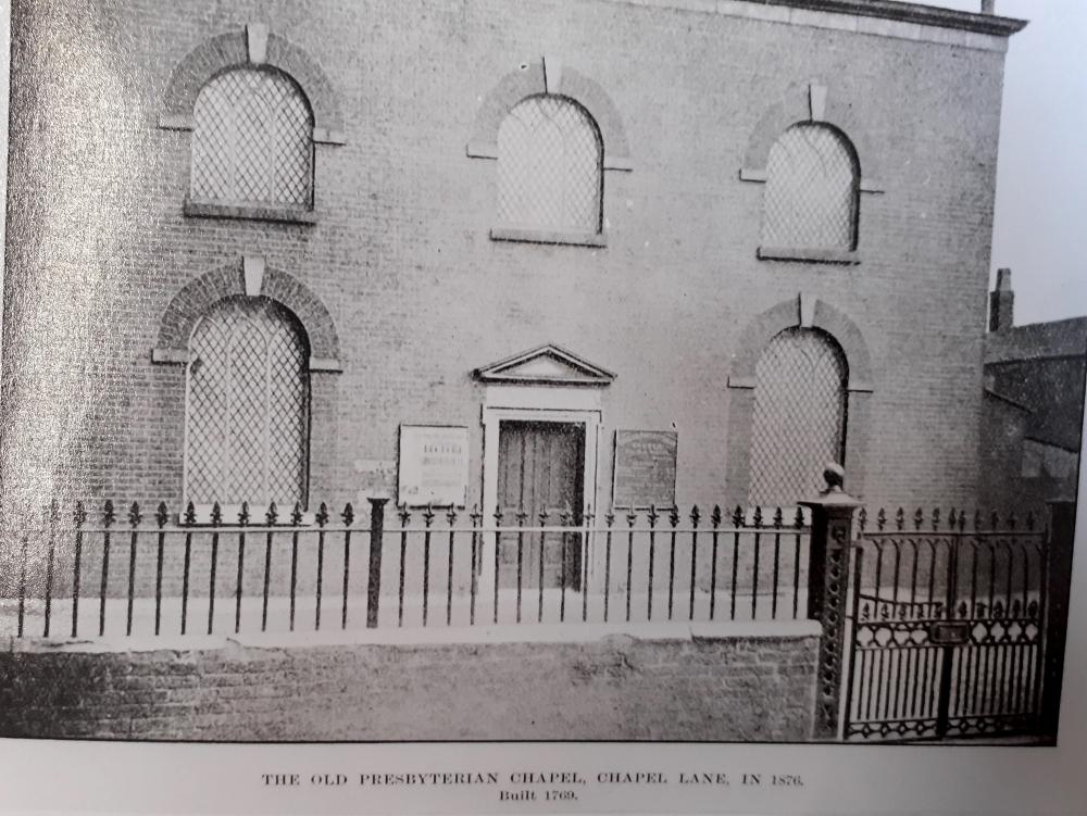 OLD PRESBYTERIAN CHAPEL 1876 OLD PRESBYTERIAN CHAPEL 1876