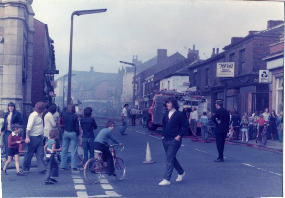 Fire at Hindley Co-op Fire at Hindley Co-op