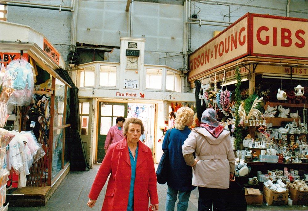 Inside Wigan Market Hall