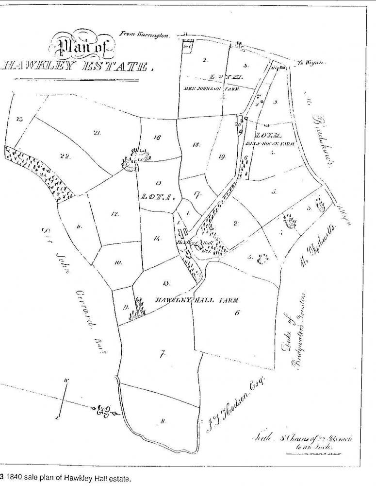 Plan of Hawkley Estate Plan of Hawkley Estate