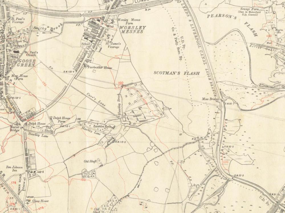 Powder Works - ( Hawkley Colliery Explosives Ltd.) extended