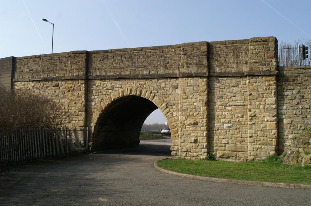 The canal bridge under Ince Green Lane, September 2009