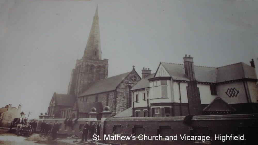 Vicarage and St.Mathews Church Vicarage and St.Mathews Church