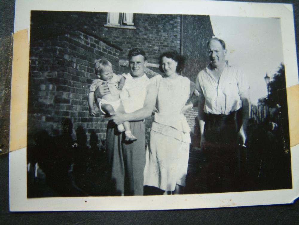 Me and my Uncle Mike and Auntie Peggy and my dad Tommy