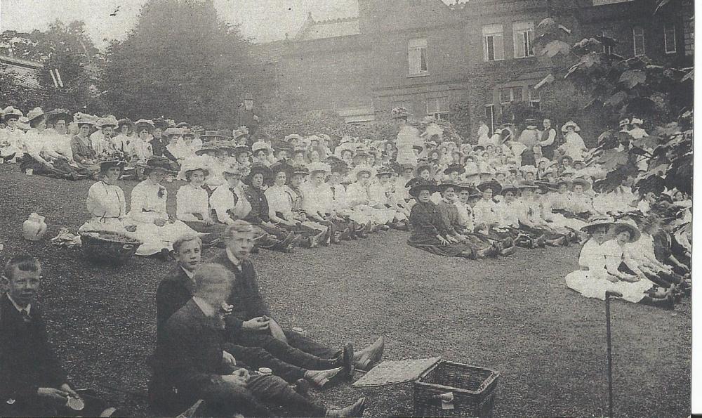 Standish Rectory Lawns approx 1902 Standish Rectory Lawns approx 1902