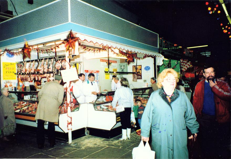 Wigan Market Hall in the 1980s.