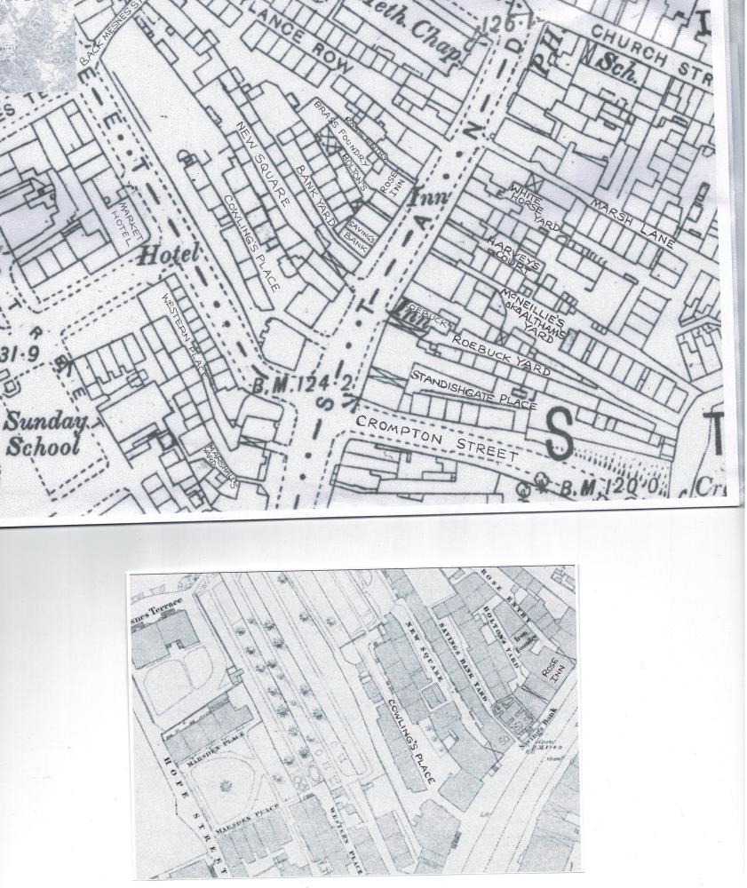 STANDISHGATE YARDS MAPS 19th cen. STANDISHGATE YARDS MAPS 19th cen.