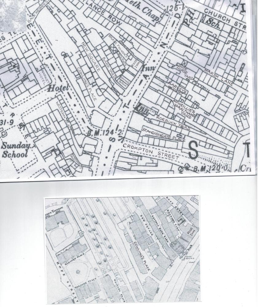 STANDISHGATE YARDS MAPS 19th cen.