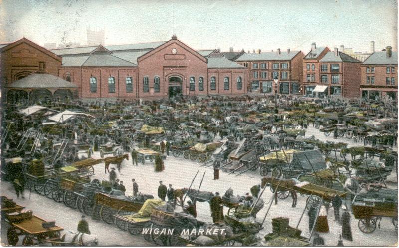 Wigan Market. 1912.