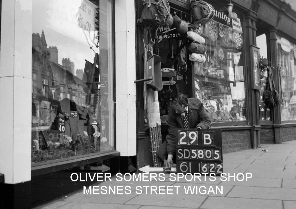 Oliver Summers Sports Shop c 1953