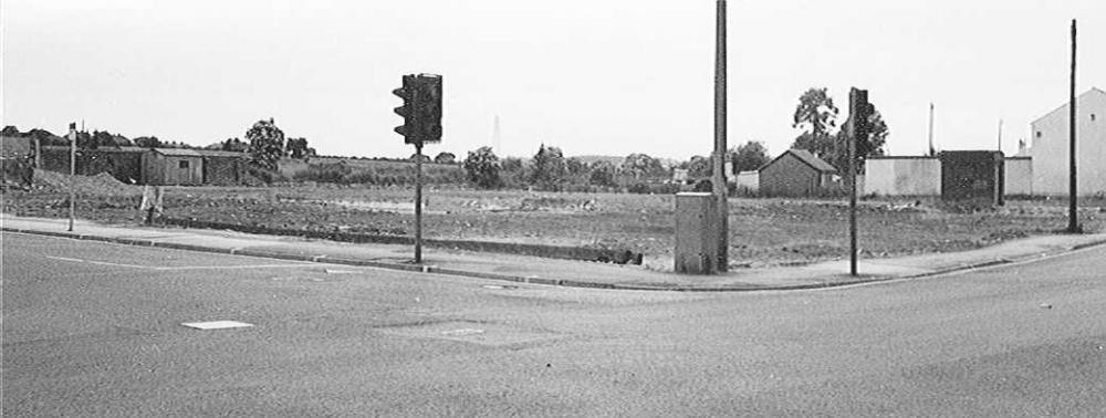 Wheatsheaf site following demolition