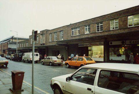 Wigan Market Hall prior to demolition.