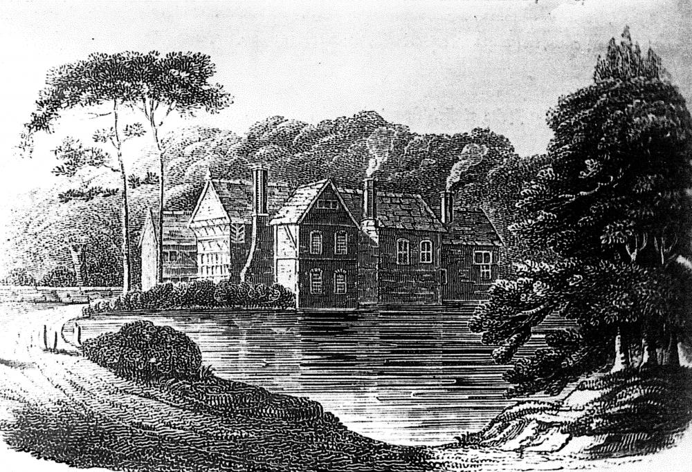 Print of the Hall of Ince Print of the Hall of Ince
