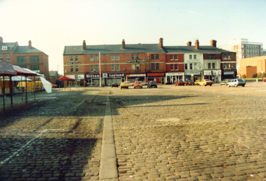 Wigan Market Hall in the 1980s.