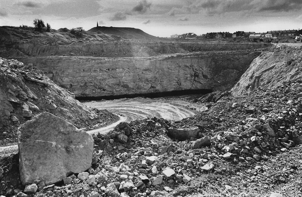 Opencast workings, Blundells Colliery, Pemberton Opencast workings, Blundells Colliery, Pemberton