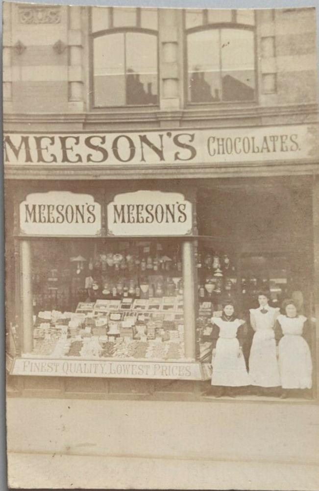 MEESONS CHOCOLATE SHOP EARLY 1900'S