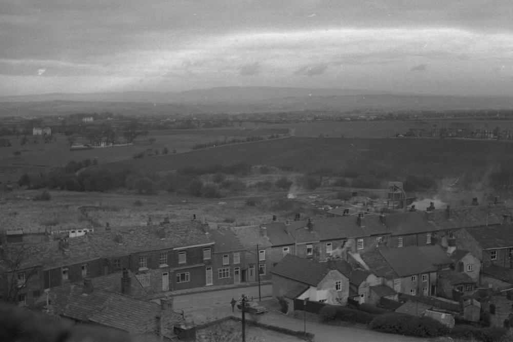 Upholland from the top of Upholland Church by Colin Pearce