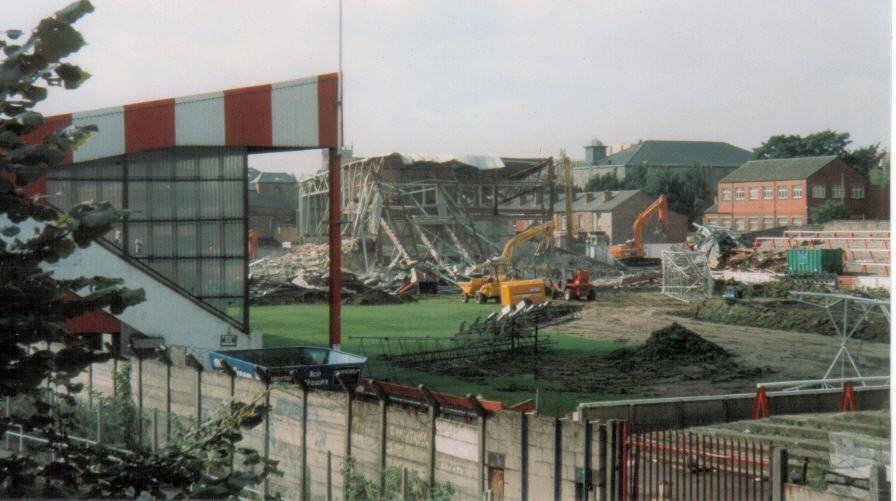 Demolition of Central Park. Demolition of Central Park.