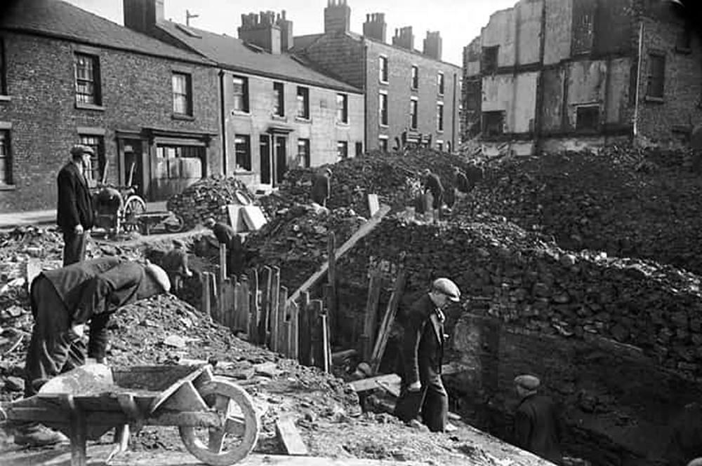 Digging Air Raid Shelters