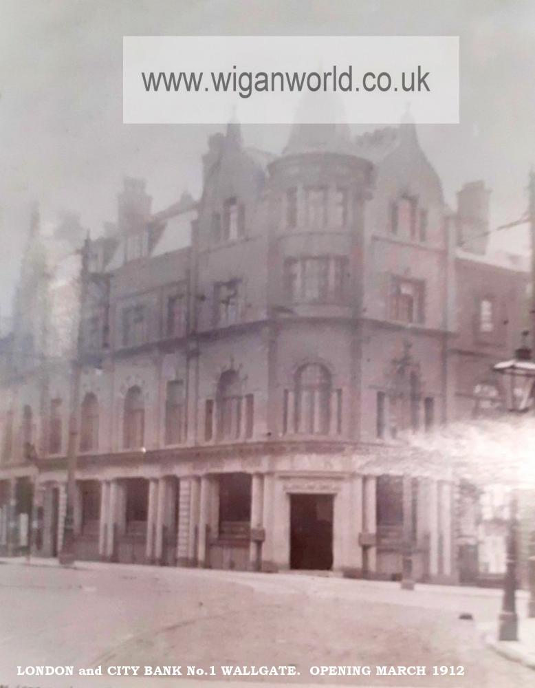 LONDON and CITY BANK OPENING 1912