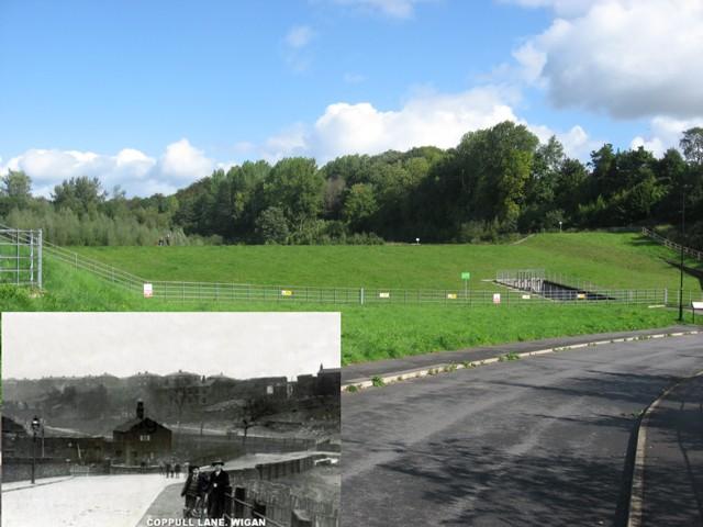 Coppull Lane 2018 & 1930's Coppull Lane 2018 & 1930's