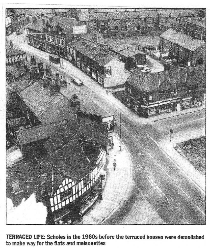 Top of Greenough St - Scholes - Scholefield Lane