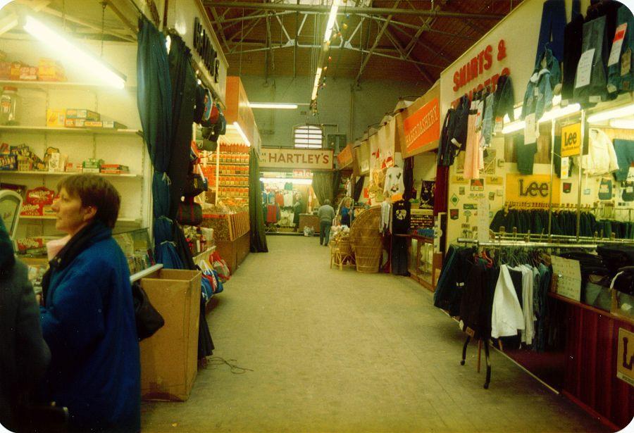 Wigan Market Hall in the 1980s.