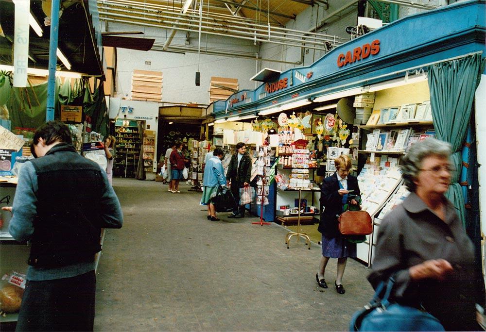 Inside Wigan Market Hall