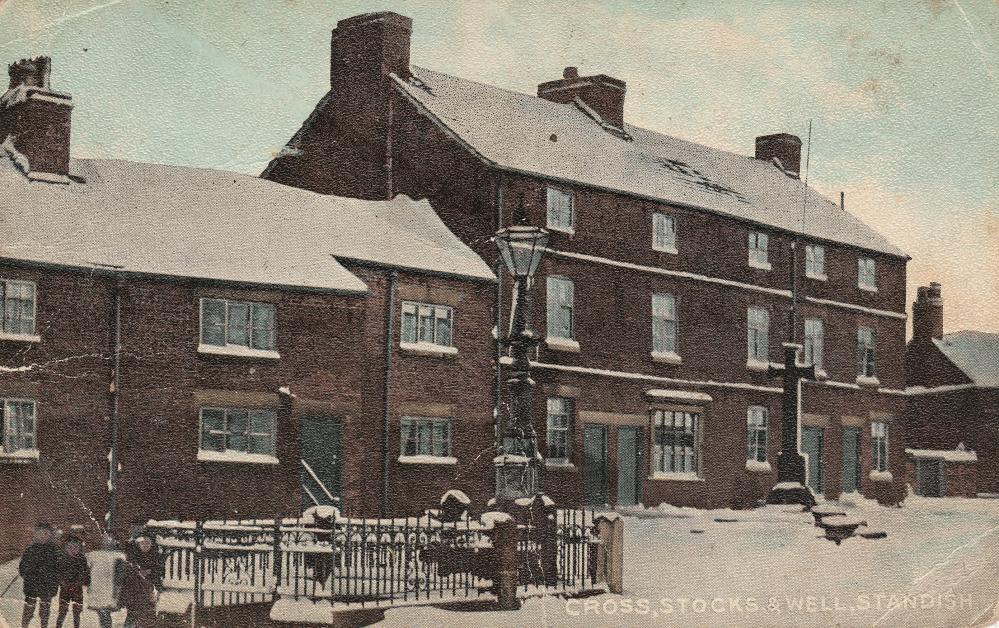 Market Place - and 'Spite Row', Standish Market Place - and 'Spite Row', Standish