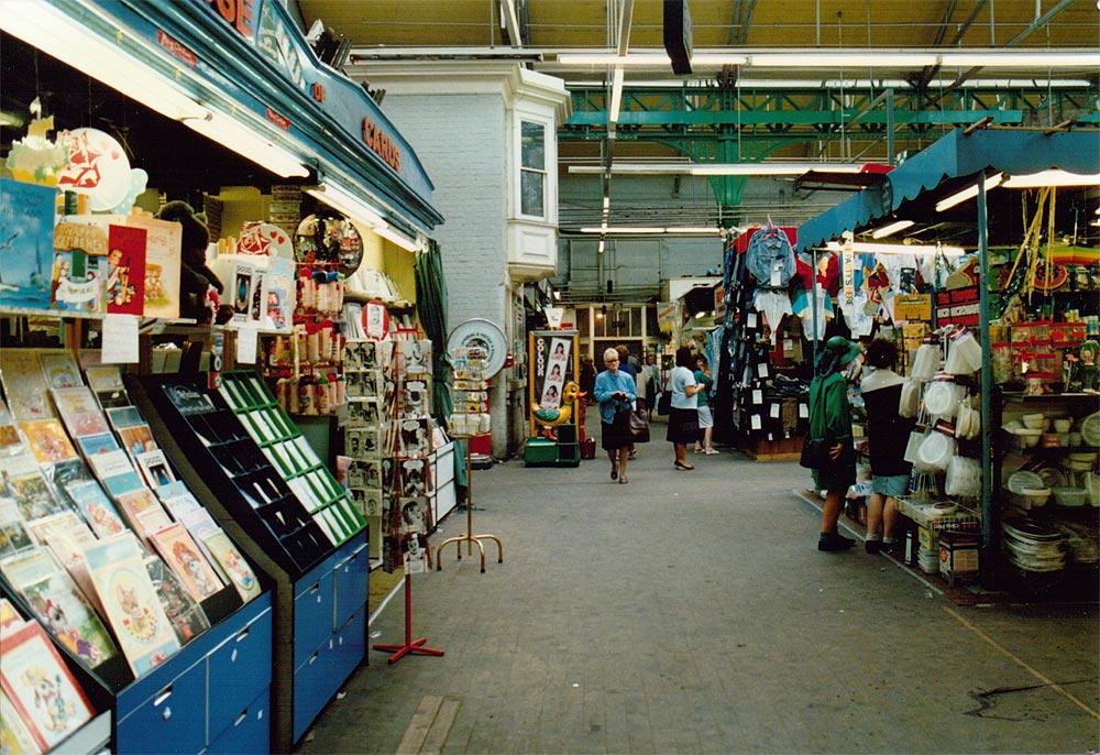 Inside Wigan Market Hall