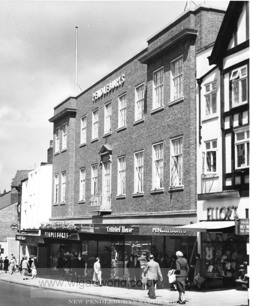 PENDLEBURYS 'NEW' STORE c 1955 PENDLEBURYS 'NEW' STORE c 1955