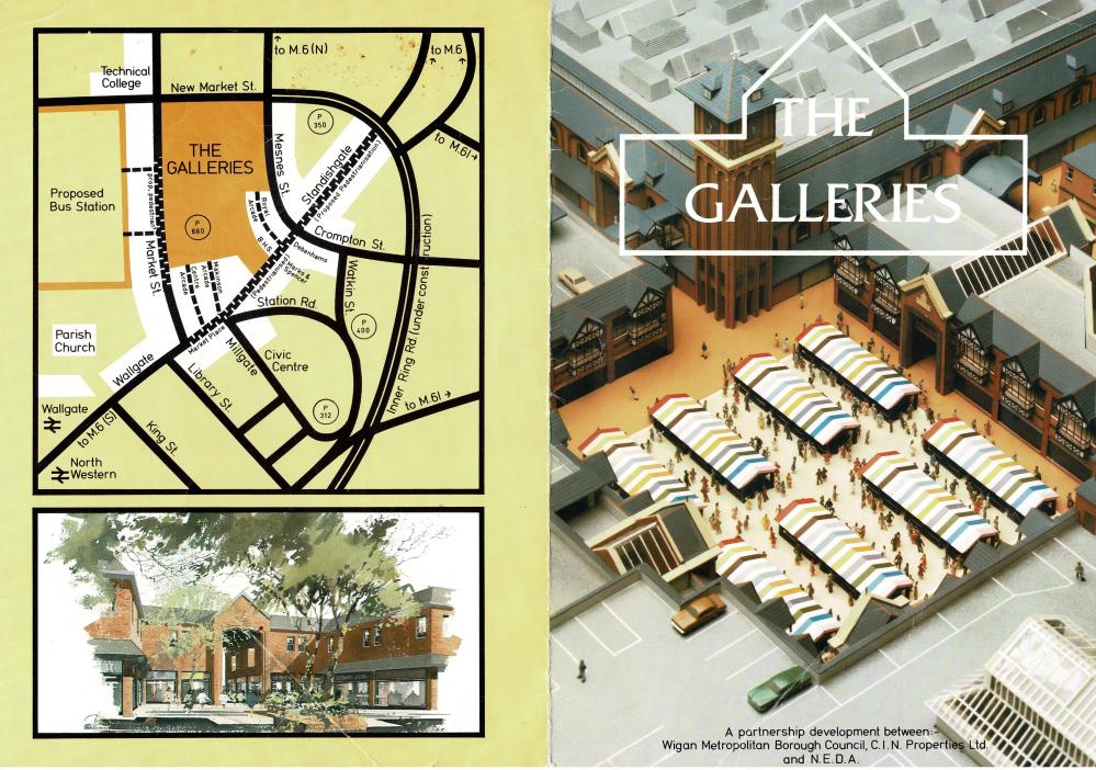 Brochure advertising the NEW GALLERIES 1984 1 Brochure advertising the NEW GALLERIES 1984 1