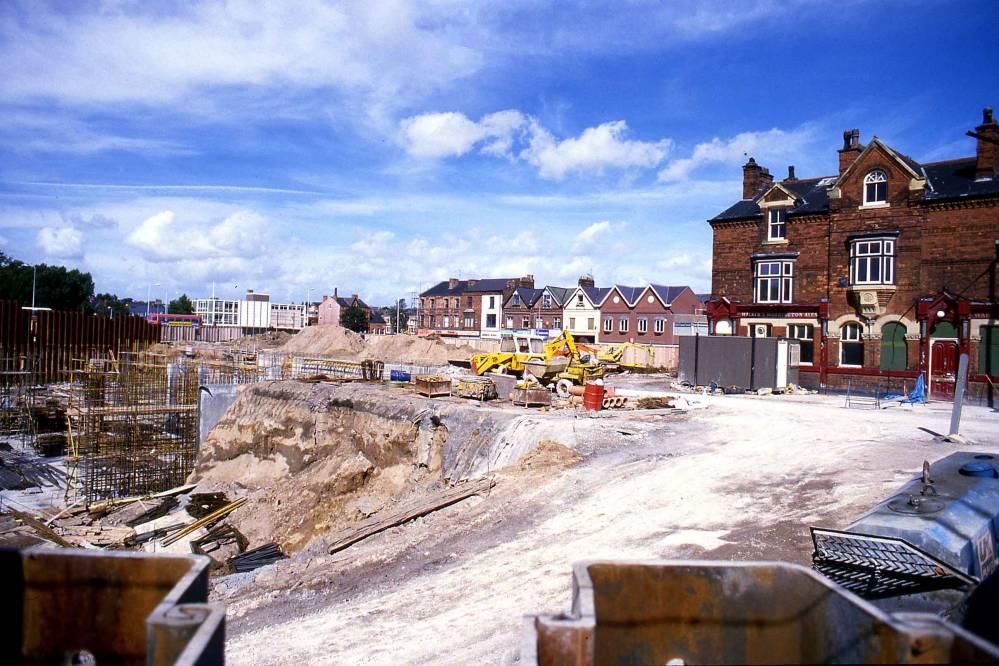 Construction of the Galleries in Wigan.