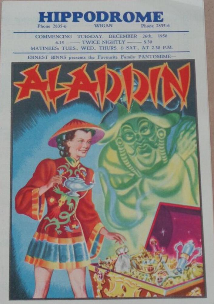 Programme Pantomime 1950 ALADDIN 