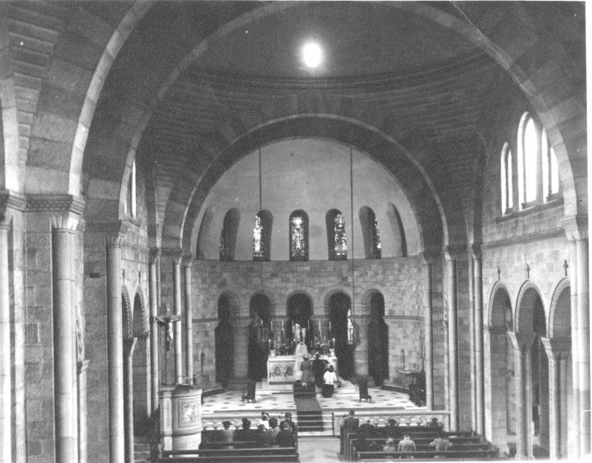 Inside of St Oswald's RC Church.