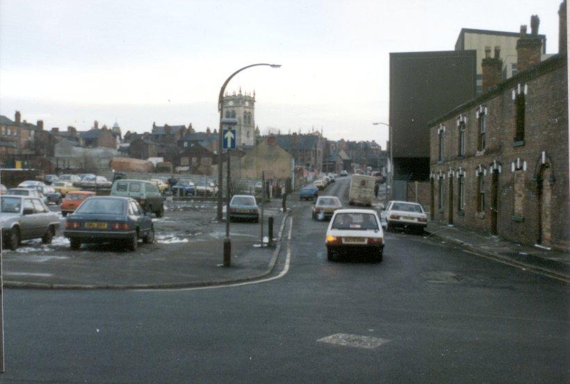 Taken before construction of Wigan Bus Station.