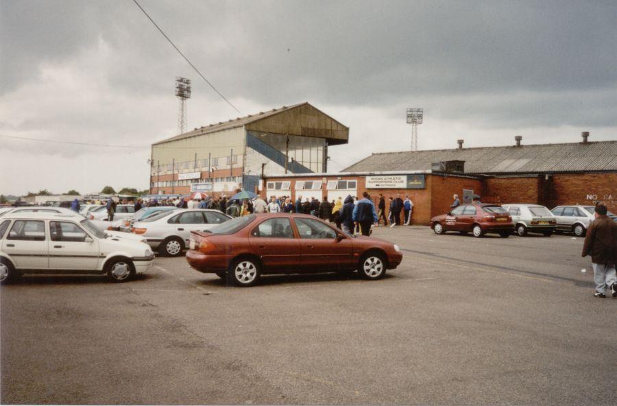 Last game at Springfield Park, 1999. Last game at Springfield Park, 1999.
