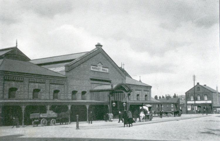 Market Hall, 1914. Market Hall, 1914.