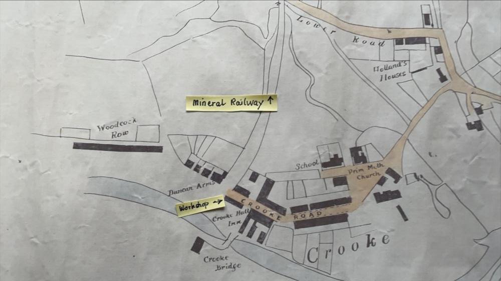 CROOKE VILLAGE MAP CROOKE VILLAGE MAP