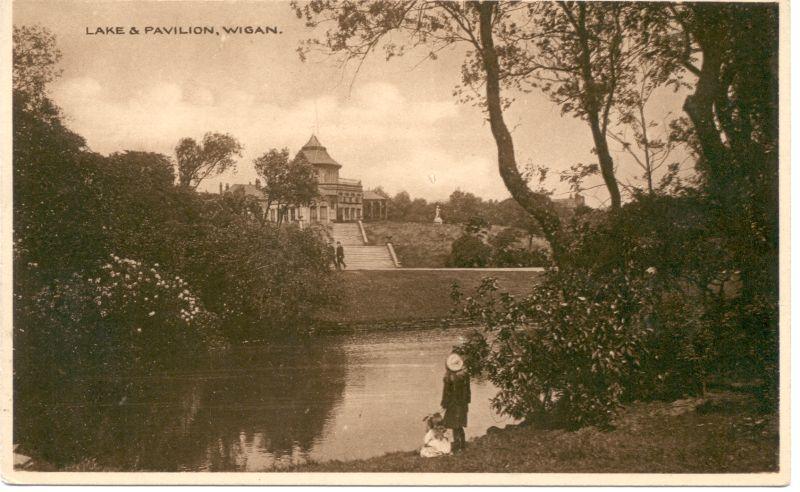 Lake & Pavilion, Wigan.