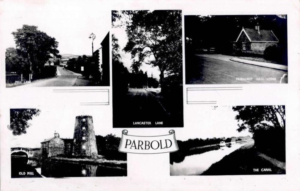 Multi View Post card Parbold Multi View Post card Parbold