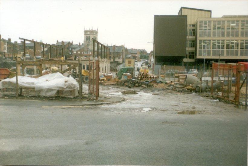 Construction of Wigan Bus Station.