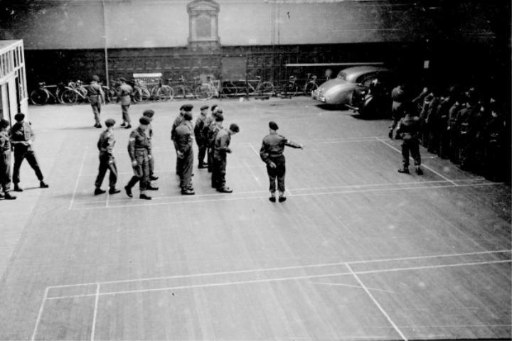 Inside the old Drill Hall, Powell St.