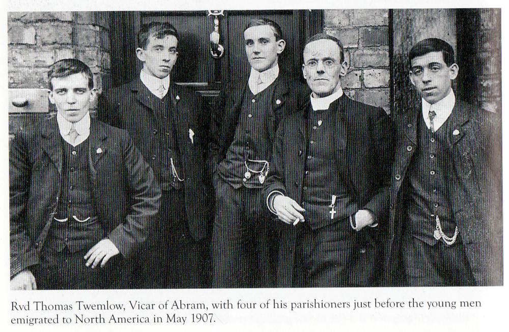 Rev. Twemlow, Vicar of Abram - 1902 to 1911