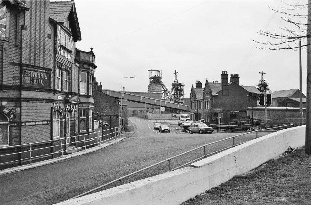 Bickershaw Colliery & Plank Lane 1992 Bickershaw Colliery & Plank Lane 1992