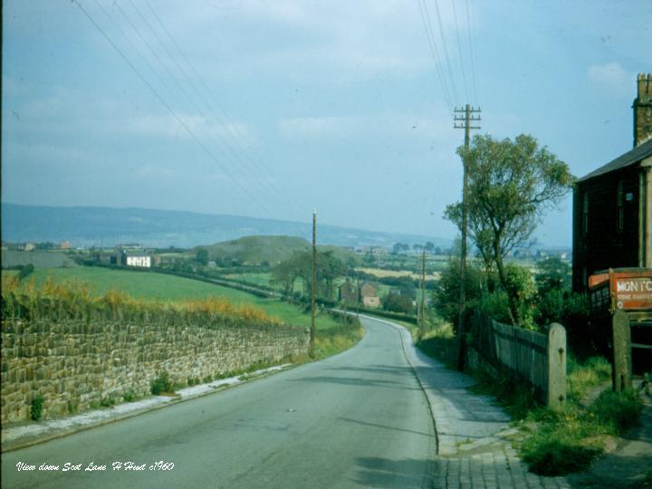 View down Scot Lane View down Scot Lane