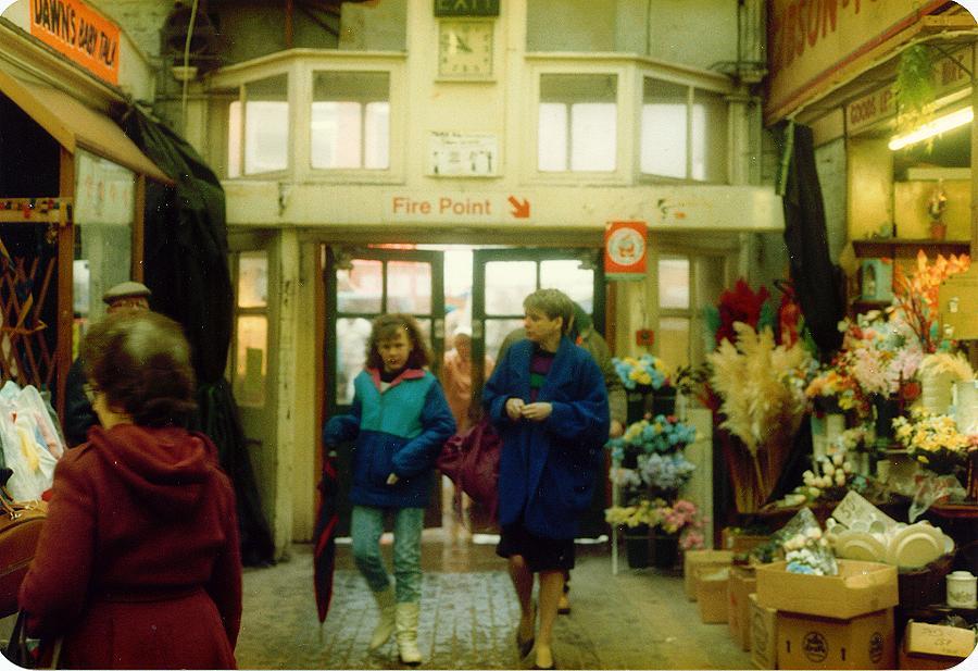 Wigan Market Hall in the 1980s.