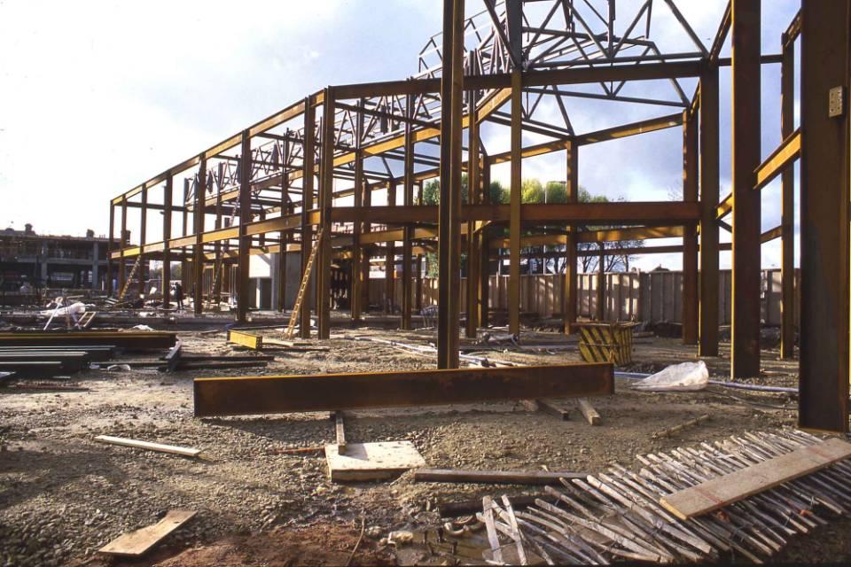 Construction of the Galleries in Wigan.