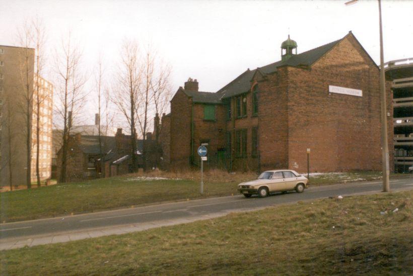 Side of Powell Museum, Station Road. Side of Powell Museum, Station Road.