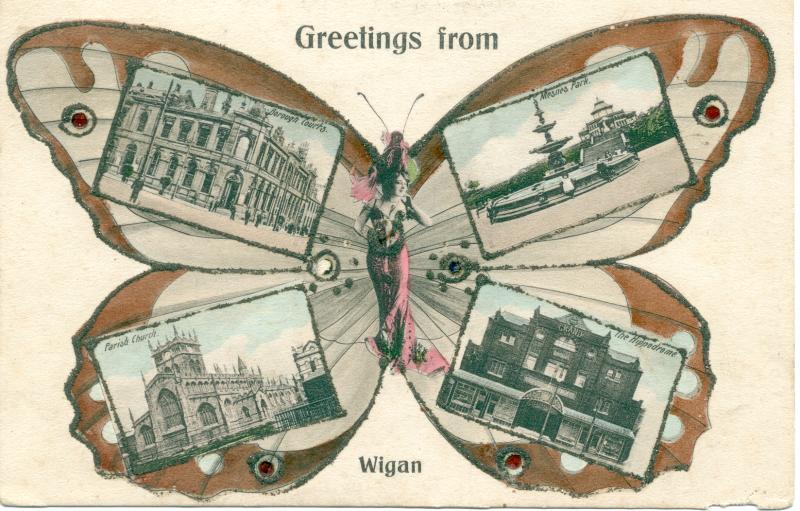 Greetings from Wigan. Greetings from Wigan.